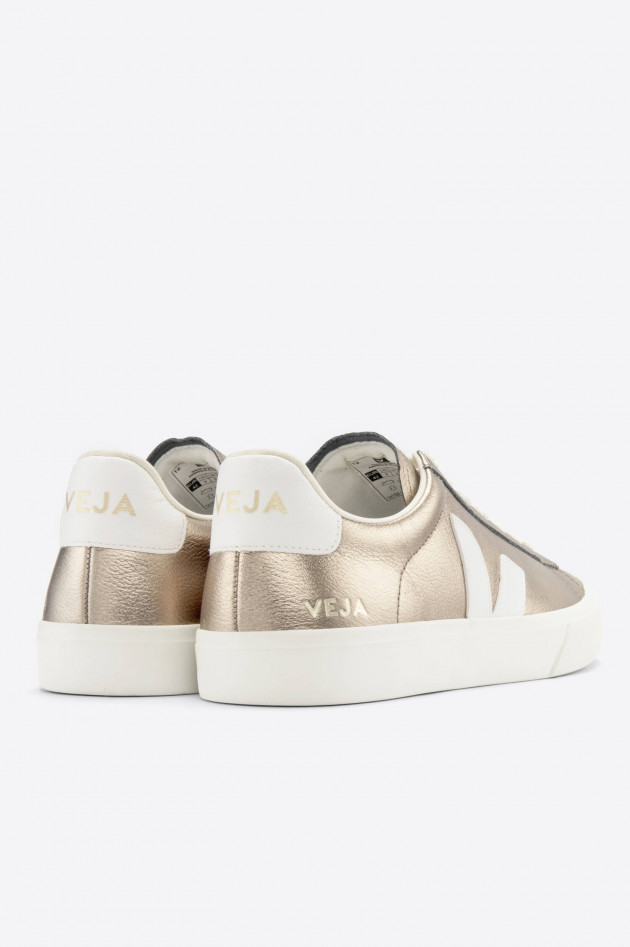 Veja Nachhaltiger Sneaker CAMPO in Bronze/Weiß