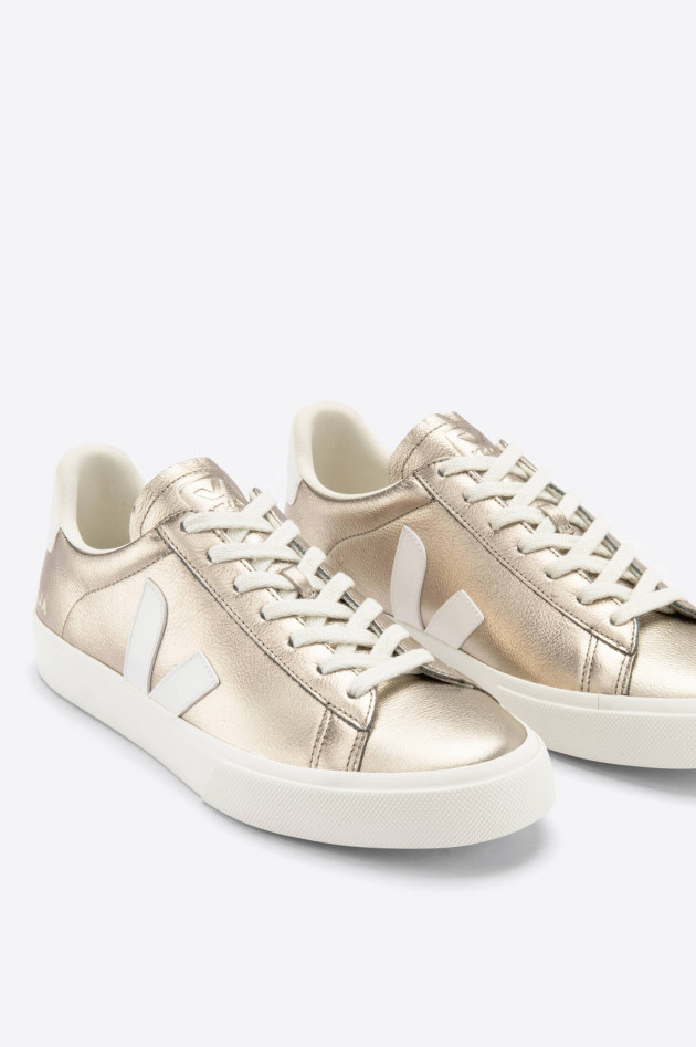 Veja Nachhaltiger Sneaker CAMPO in Bronze/Weiß