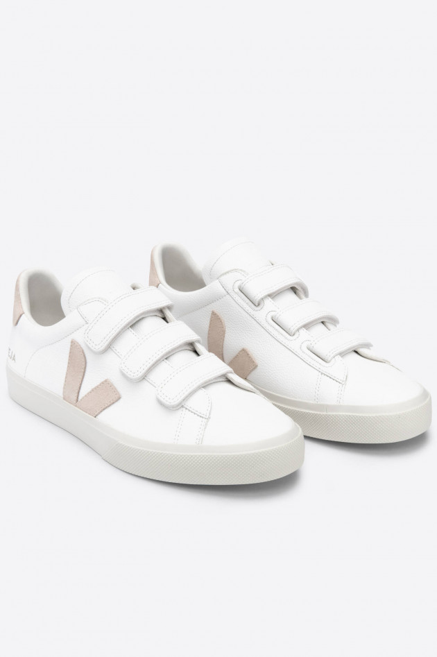 Veja Sneaker RECIFE mit Klettverschluss in Weiß/Beige