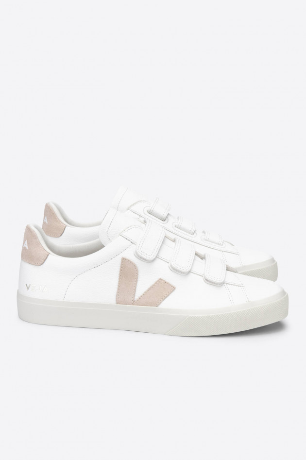 Veja Sneaker RECIFE mit Klettverschluss in Weiß/Beige