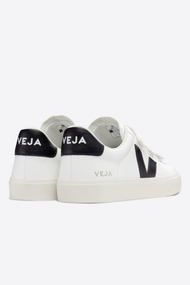 Veja Sneaker RECIFE mit Klettverschluss in Weiß/Schwarz