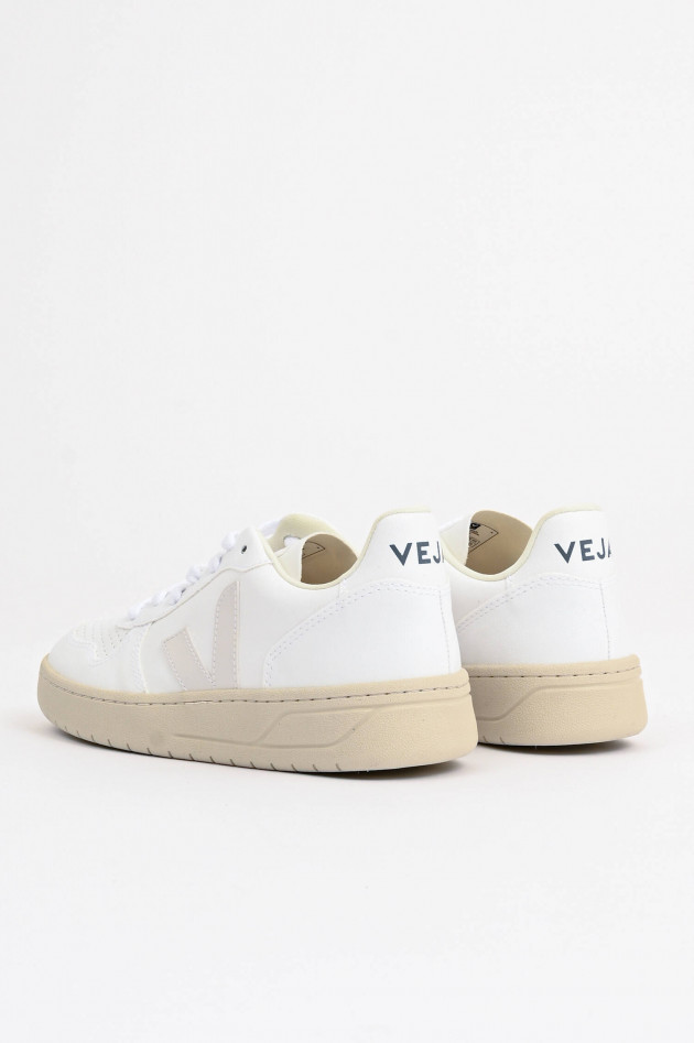 Veja Sneaker V10 in Weiß/Beige