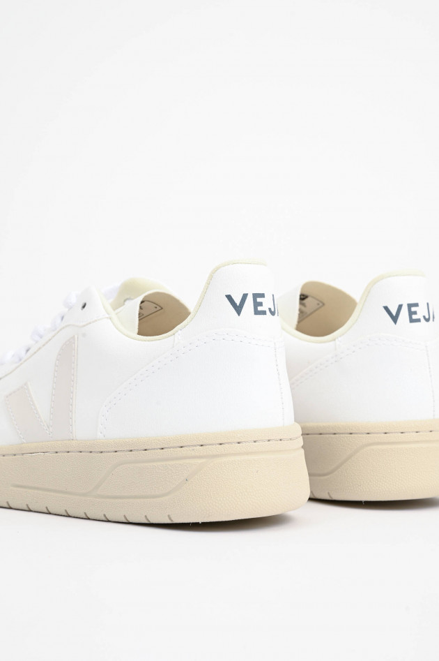 Veja Sneaker V10 in Weiß/Beige