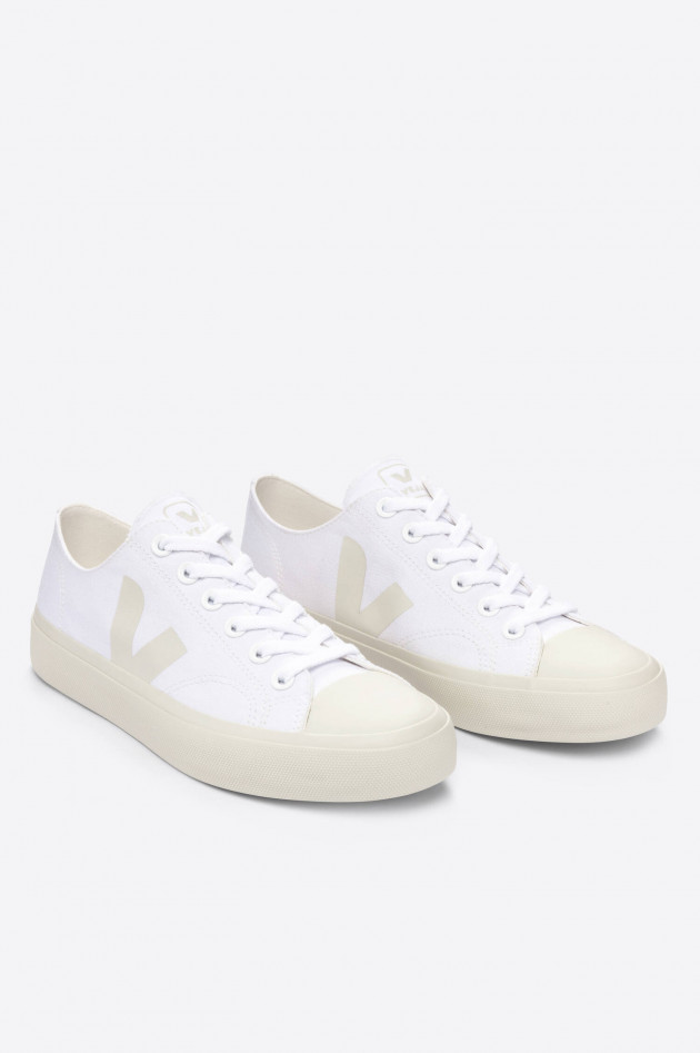 Veja Canvas Sneaker WATA in Weiß/Beige