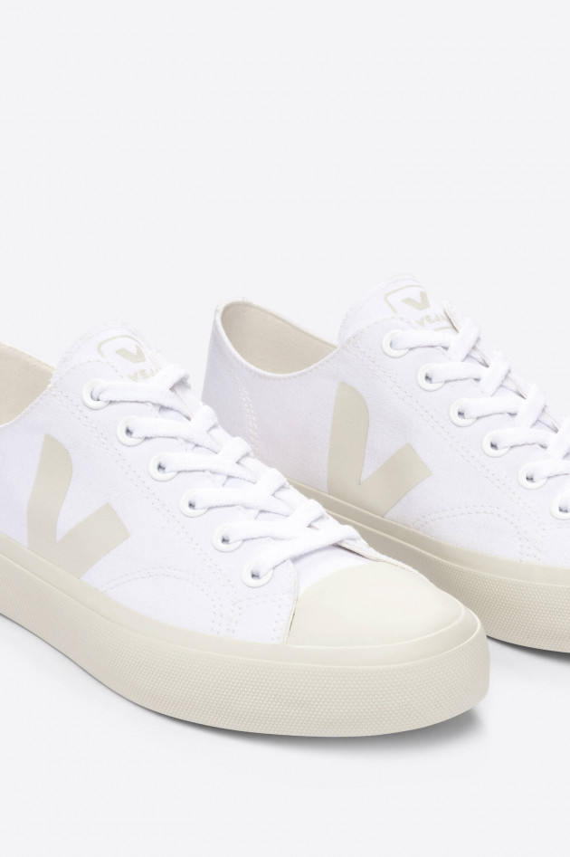 Veja Canvas Sneaker WATA in Weiß/Beige