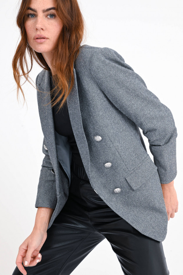 Veronica Beard Doppelreihiger Blazer BEACON DICKEY in Grau