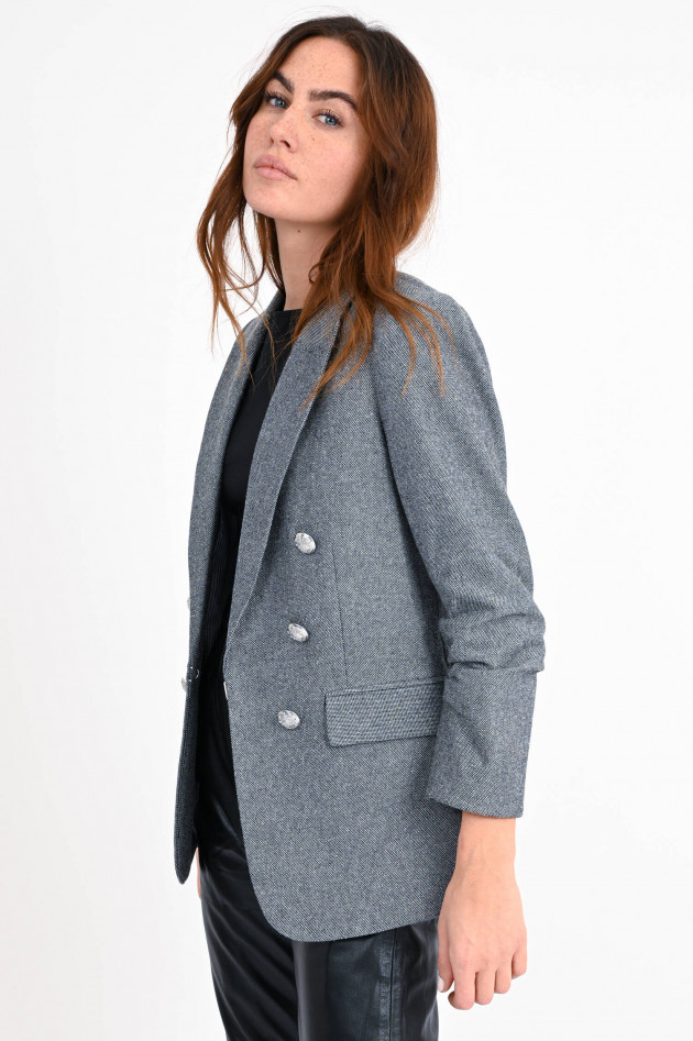 Veronica Beard Doppelreihiger Blazer BEACON DICKEY in Grau