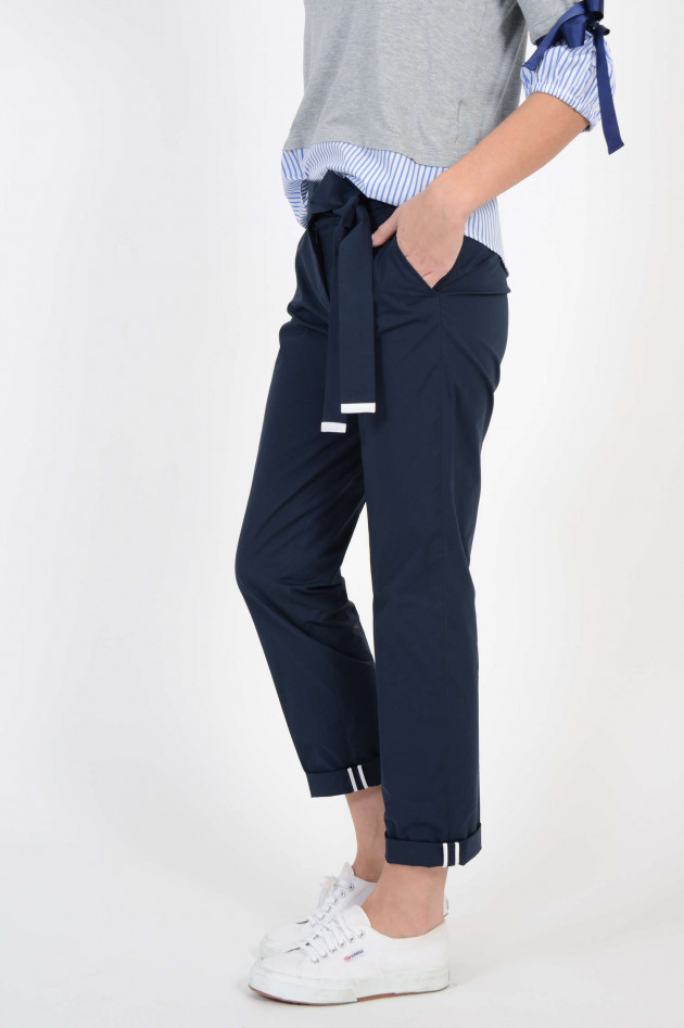 Via Masini 80 Hose in Navy