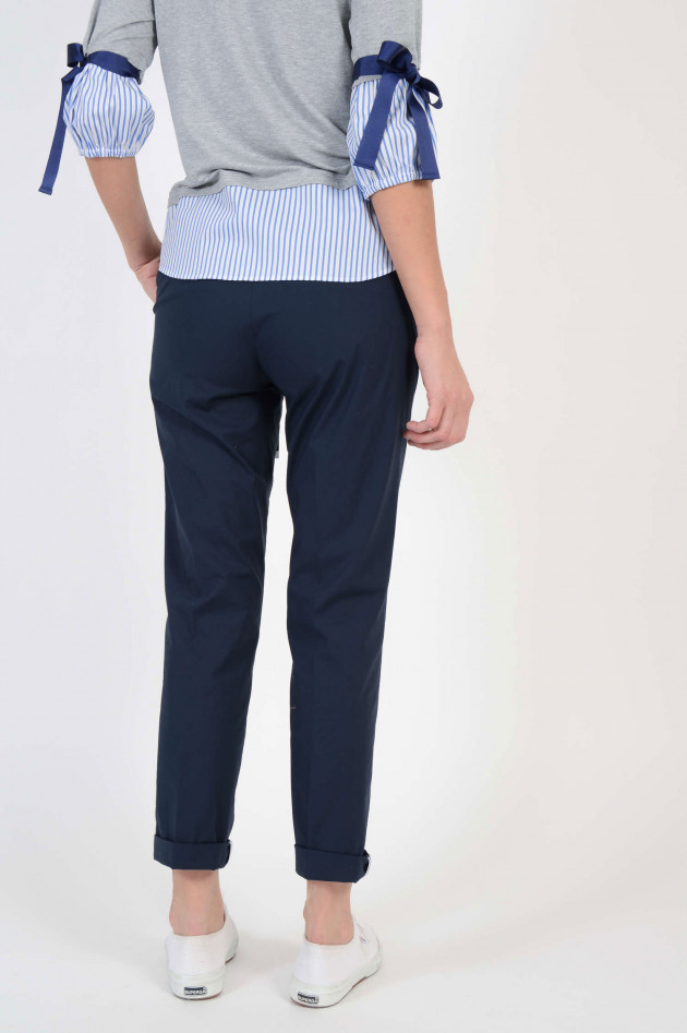 Via Masini 80 Hose in Navy