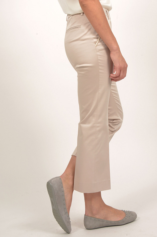 Via Masini 80 Hose mit Kick in Beige