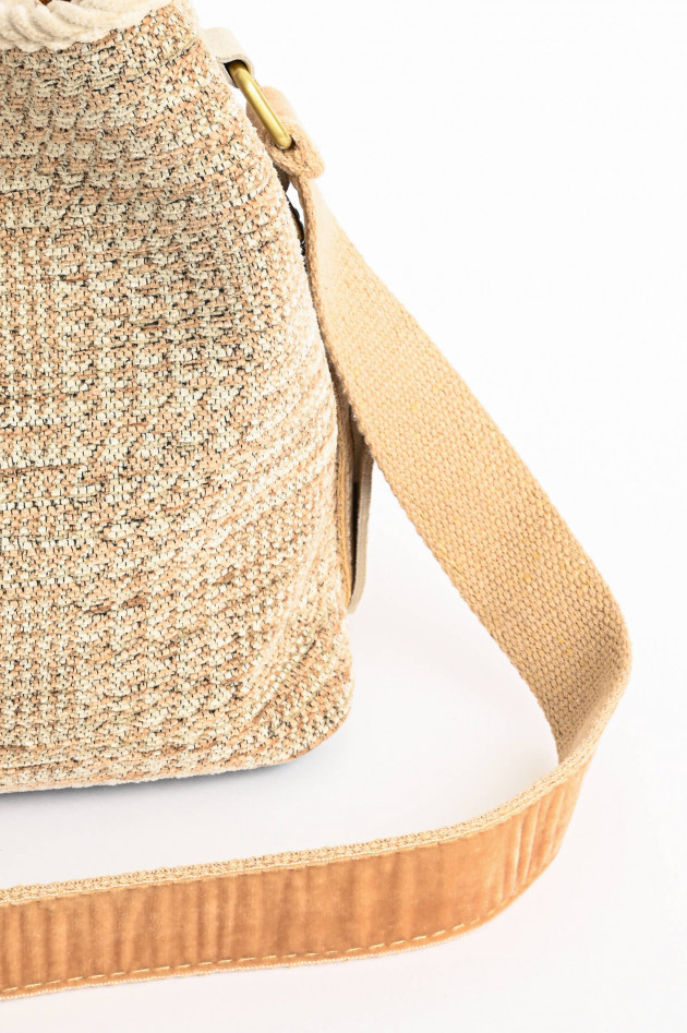 ViaMailBag Chenille-Jacquard Tasche ZERMAT MADRAS in Beige