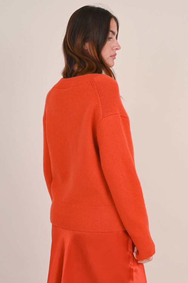 Vince Woll-Mix Strickpullover in Rotorange