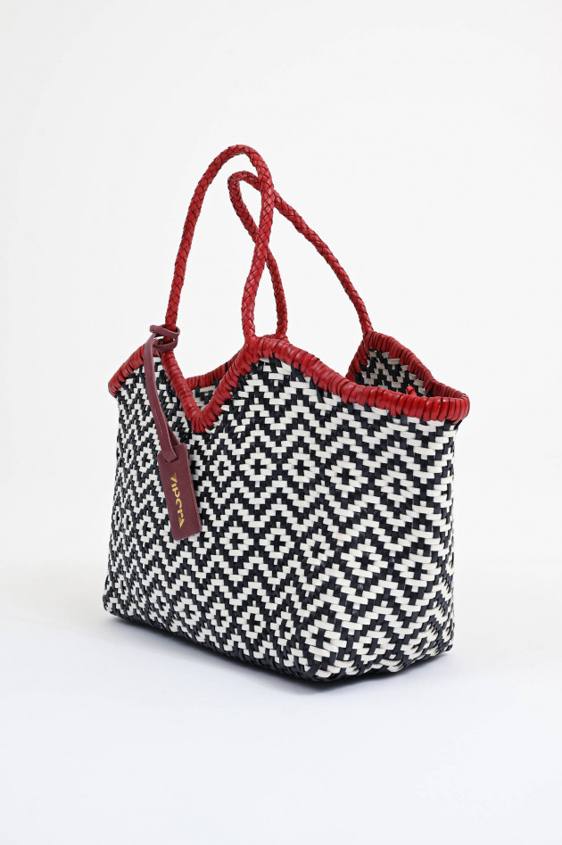 Vipera Shopper NERUDA in Schwarz/Weiß/Rot