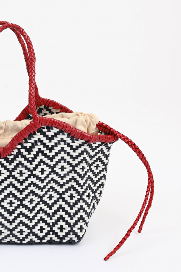 Vipera Shopper NERUDA in Schwarz/Weiß/Rot