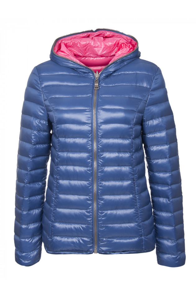 Como No. 1 Wendejacke aus Leichtdaunen in Royal/Pink