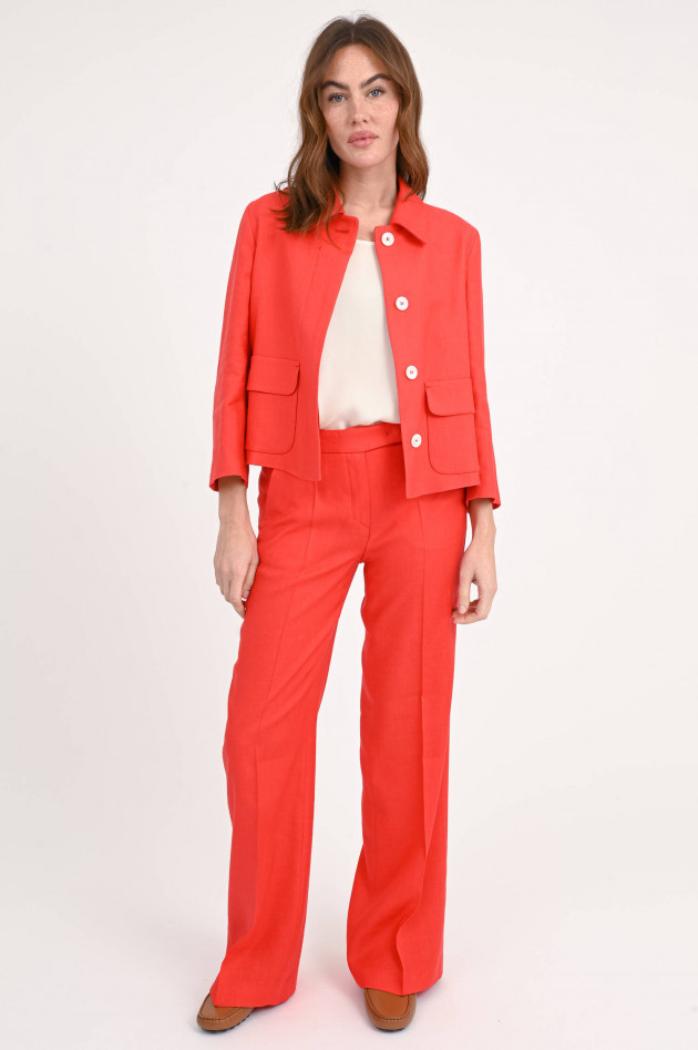 Windsor Cropped Jacket in Rot