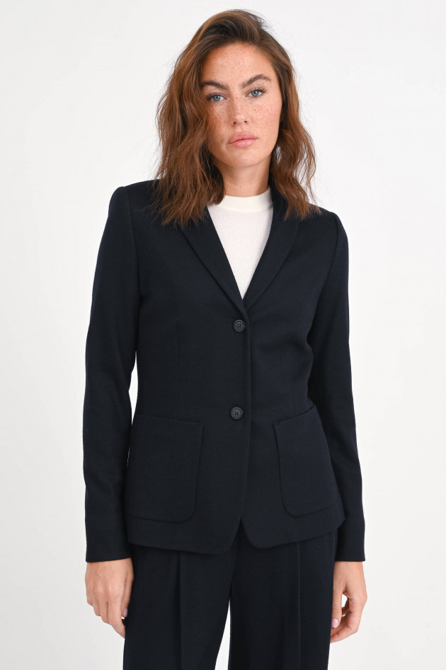 Windsor Blazer aus reiner Wolle in Navy