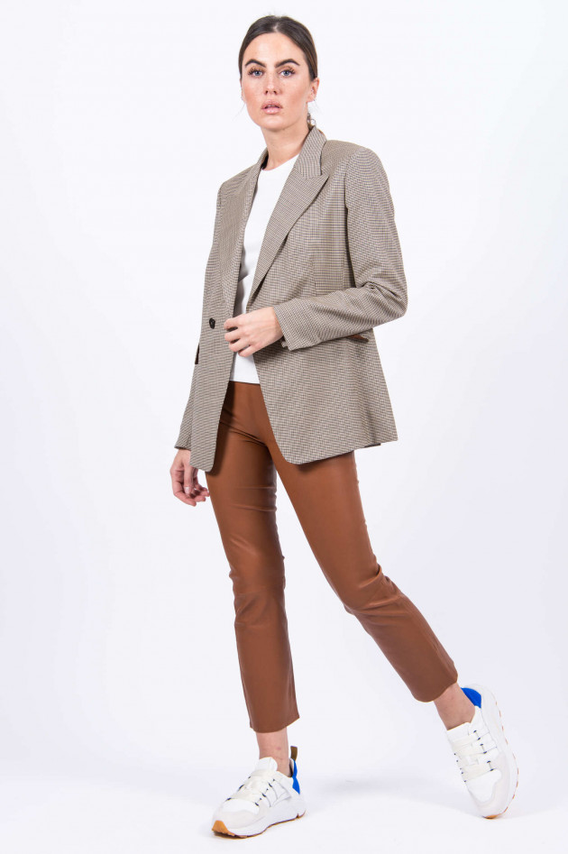 Windsor Blazer in Braun/Beige gemustert