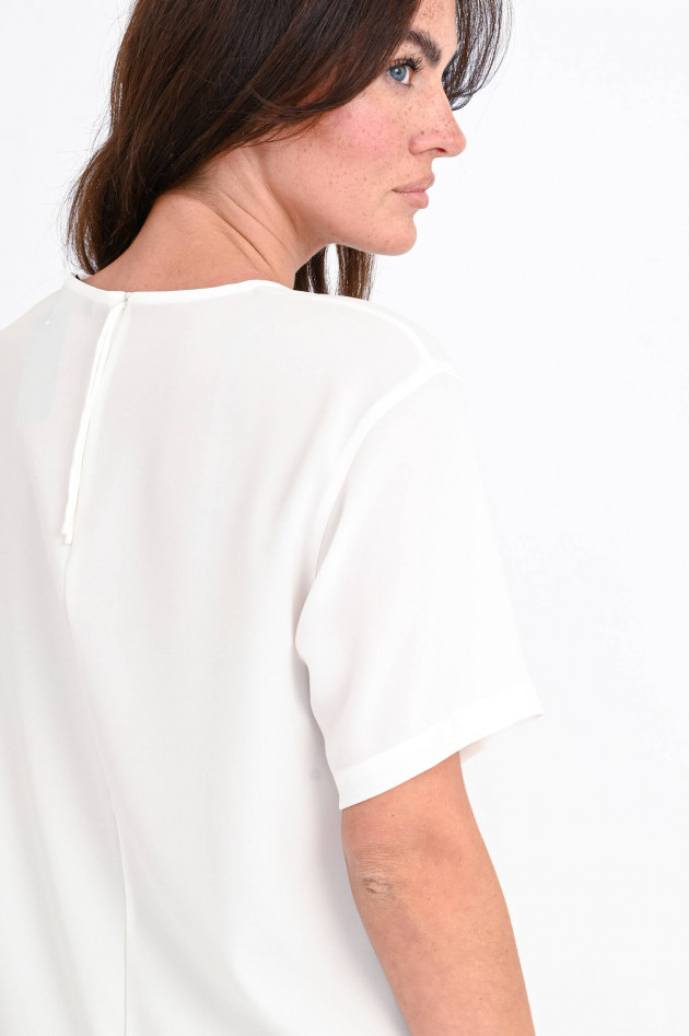 Windsor Boxy-Fit Blusenshirt in Weiß