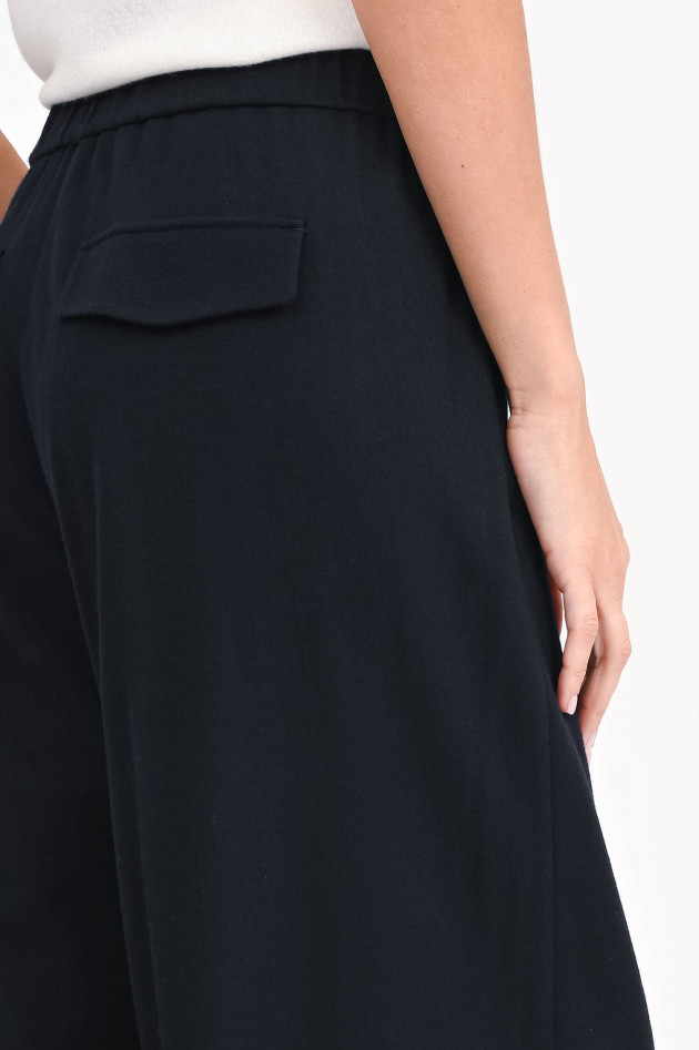 Windsor Hose aus reiner Wolle in Navy