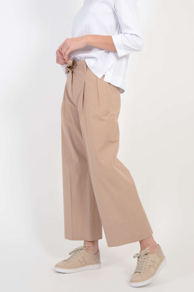 Windsor Hose mit Bundfalten in Camel