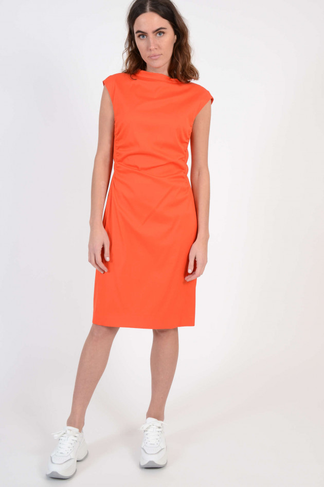 Windsor Kleid mitr Raffung in Orange