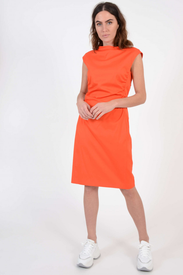 Windsor Kleid mitr Raffung in Orange