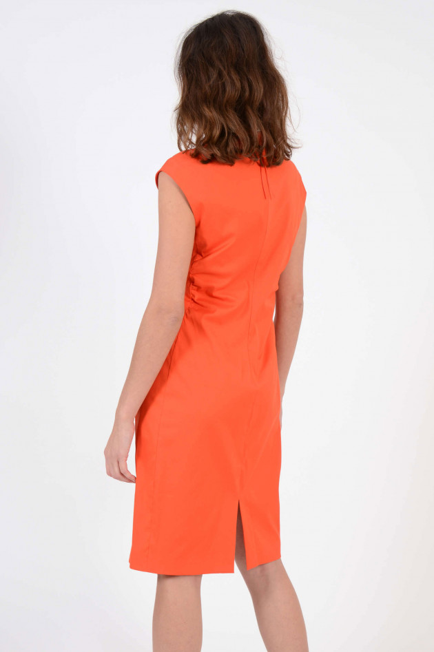 Windsor Kleid mitr Raffung in Orange