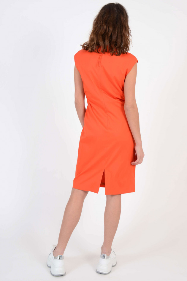 Windsor Kleid mitr Raffung in Orange