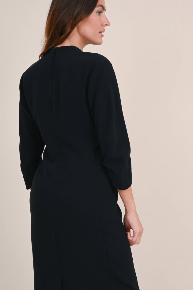 Windsor Kleid aus Crepe Qualität in Schwarz