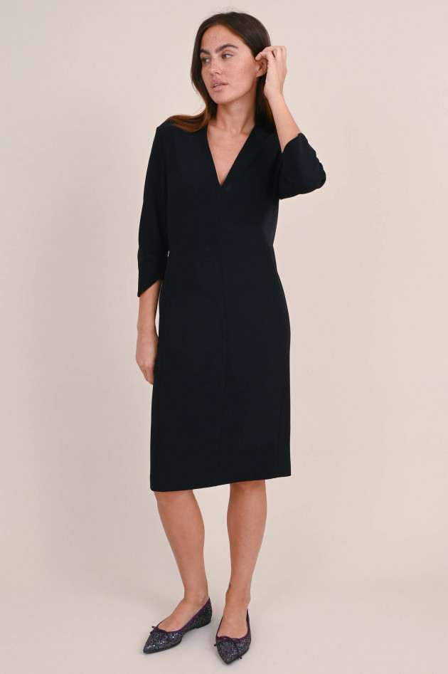 Windsor Kleid aus Crepe Qualität in Schwarz