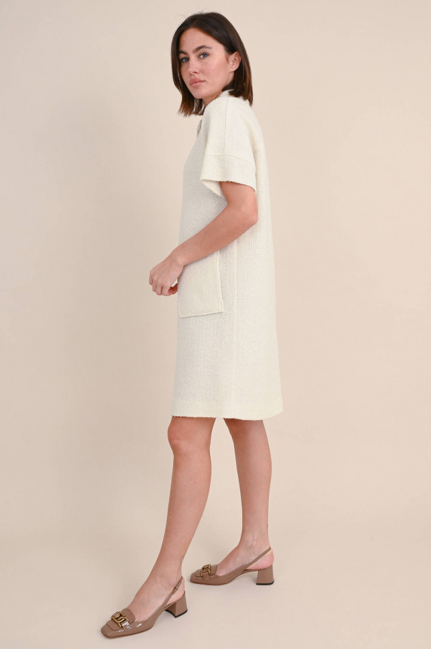 Windsor Bouclé Kleid in Creme