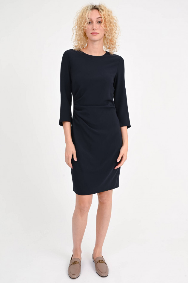Windsor Kleid mit Raffungen in Navy