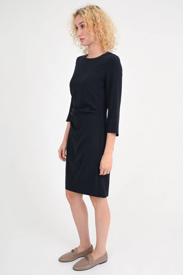 Windsor Kleid mit Raffungen in Navy
