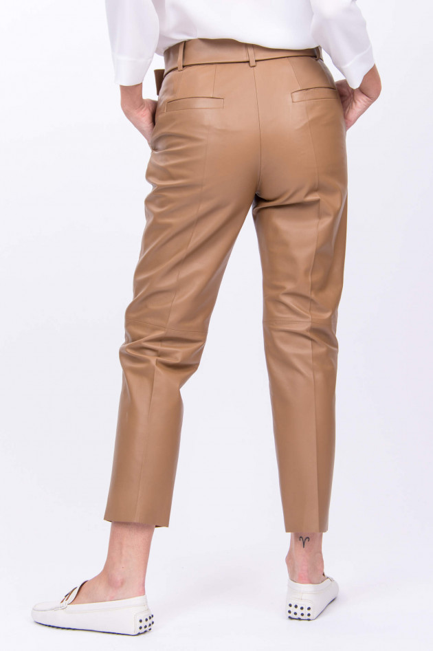 Windsor Chino-Lederhose in Camel