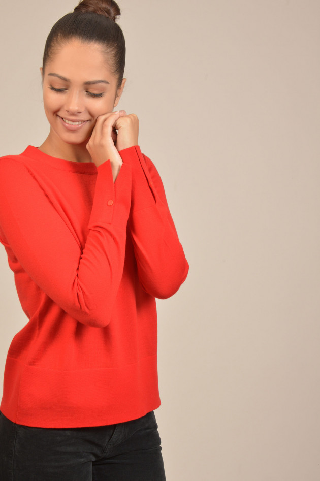 Windsor Pullover aus Wolle in Rot