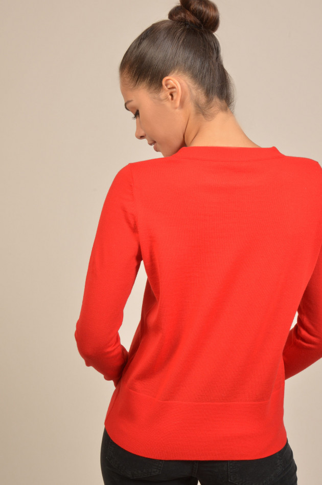 Windsor Pullover aus Wolle in Rot