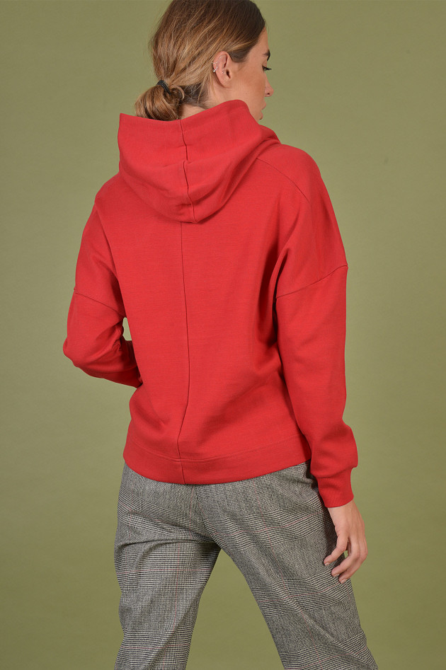 Windsor Sweater mit Kapuze in Rot
