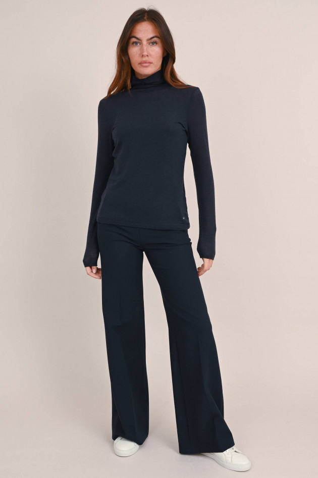 Windsor Shirt aus Lyocell-Jersey in Navy