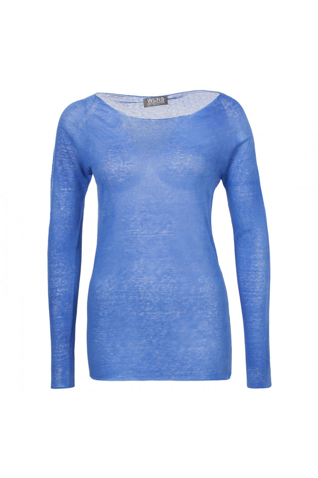 WLNS Leinenpullover in Blau