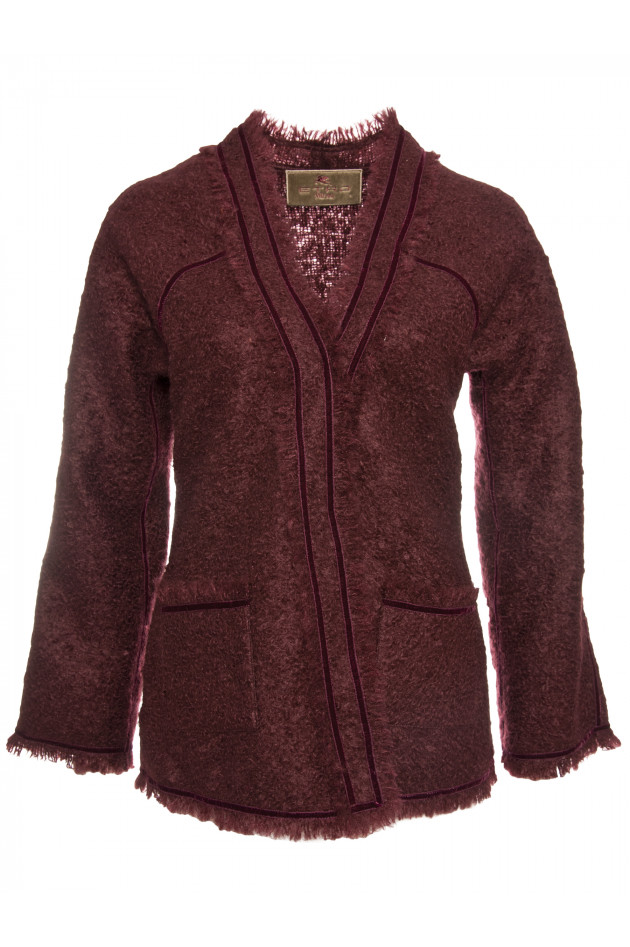 Etro Wolljacke in Bordeau