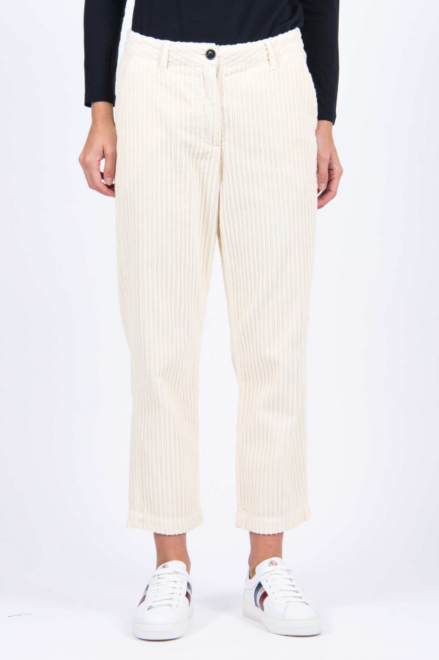 Woolrich Cordhose in Creme