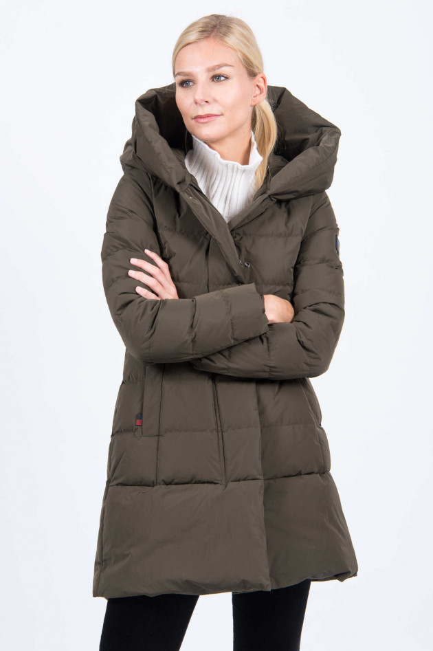 Woolrich Daunenmantel PUFFY PRESCOTT in Oliv