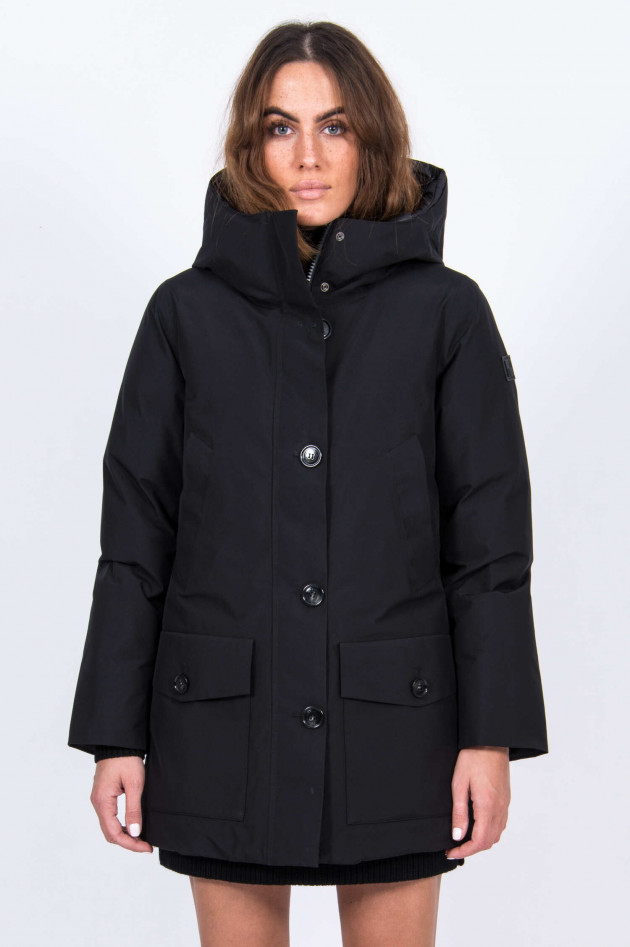 Woolrich Daunenparka in Schwarz