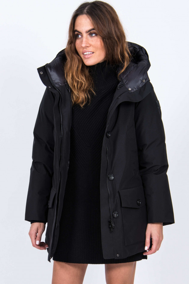 Woolrich Daunenparka in Schwarz