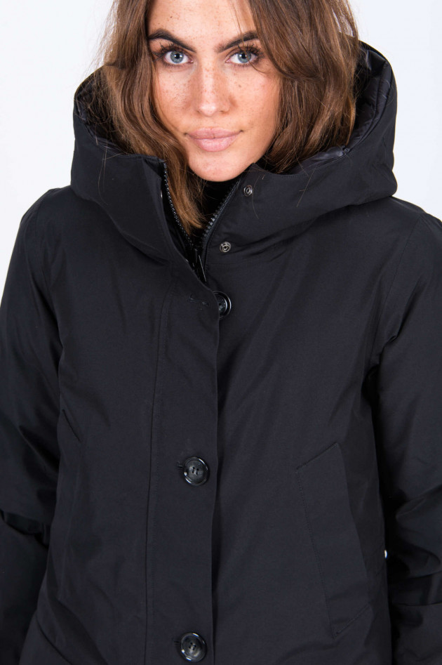 Woolrich Daunenparka in Schwarz