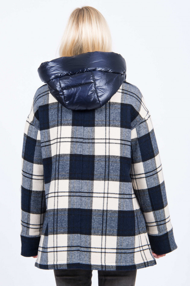 Woolrich 2-teiliger Mantel in Navy/Weiß