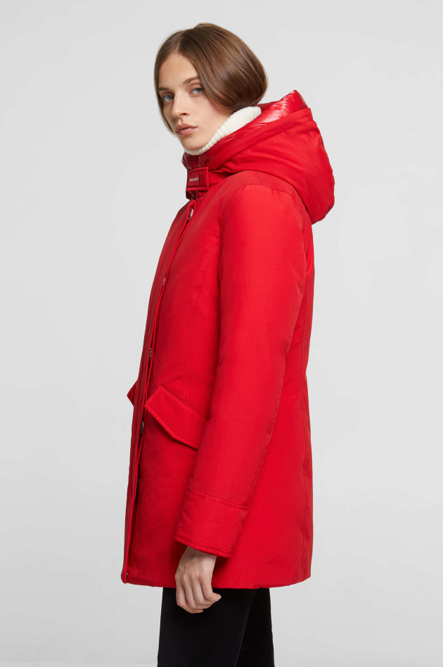 Woolrich Daunenparka in Rot