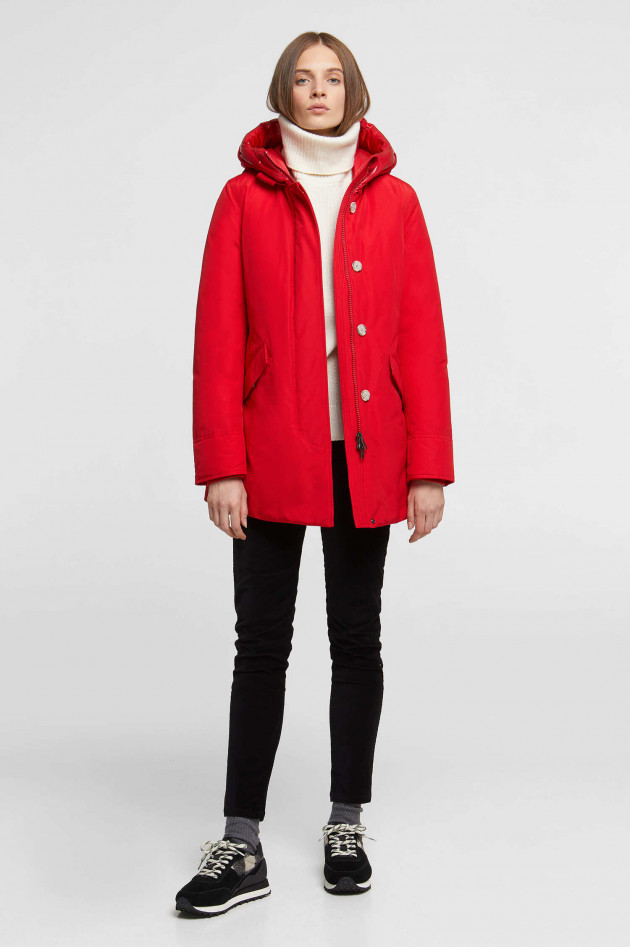 Woolrich Daunenparka in Rot