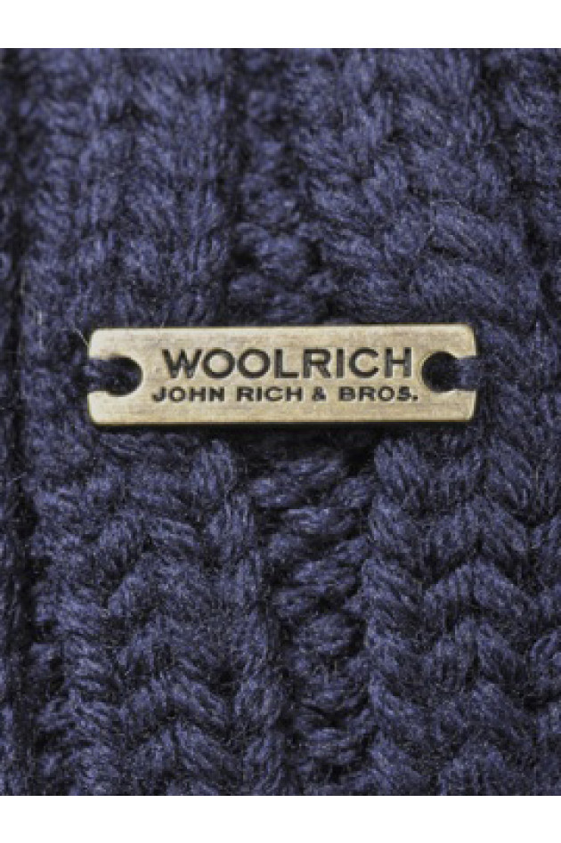 Woolrich Strickschal Marine